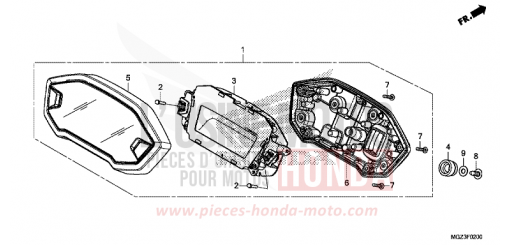 COMPTEUR CBR500RAD de 2013